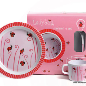 Egmont Melamine Dinner Set – Ladybug